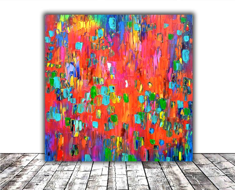 Original Modernism Abstract Painting by Soos Tiberiu