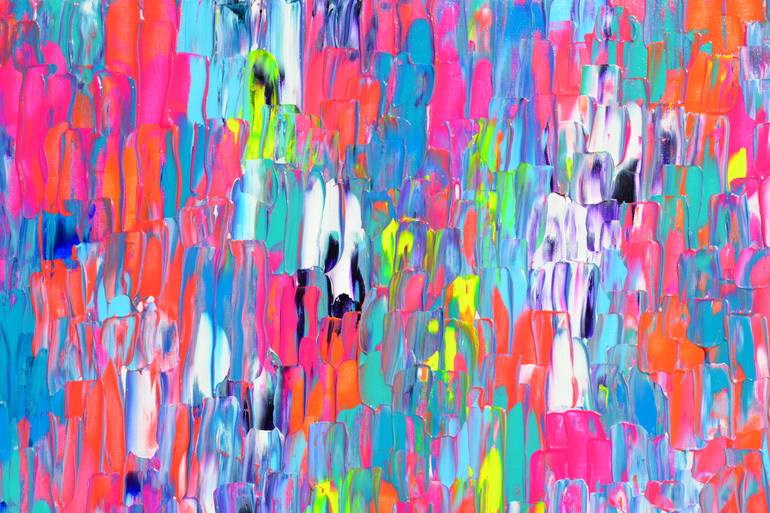 Original Abstract Expressionism Abstract Painting by Soos Tiberiu