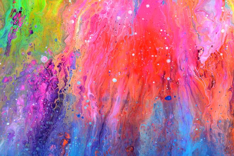 Original Abstract Painting by Soos Tiberiu