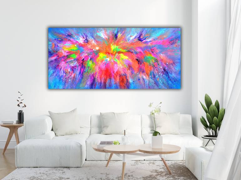 Original Abstract Painting by Soos Tiberiu