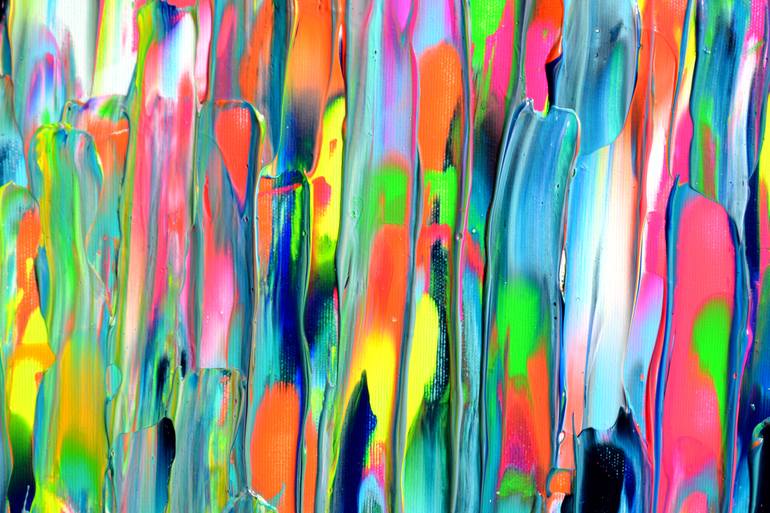 Original Abstract Expressionism Abstract Painting by Soos Tiberiu