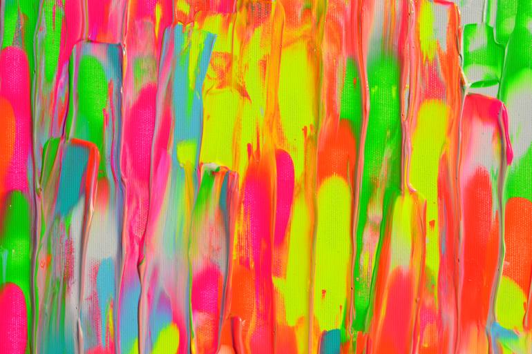 Original Abstract Expressionism Abstract Painting by Soos Tiberiu