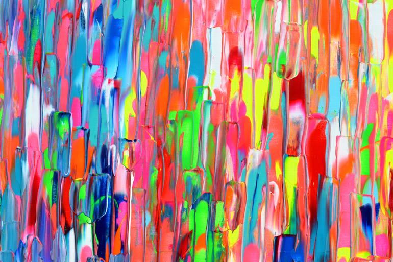 Original Abstract Expressionism Abstract Painting by Soos Tiberiu