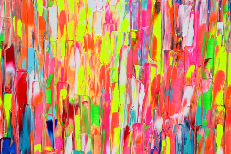 Original Abstract Expressionism Abstract Painting by Soos Tiberiu