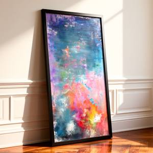 Brutalist Seascape Sunset - Large Abstract