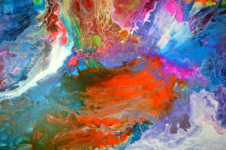 Original Modernism Abstract Painting by Soos Tiberiu