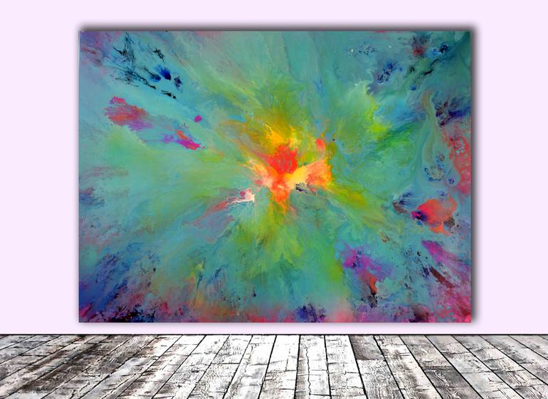 Original Modern Abstract Painting by SOOS TIBERIU