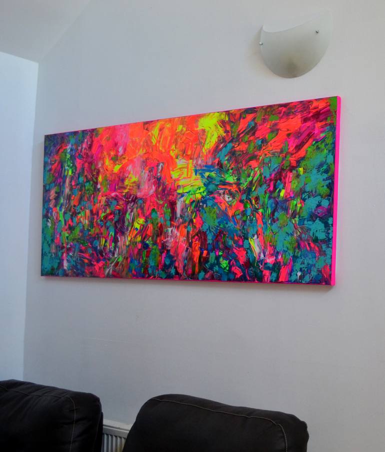 Original Abstract Painting by SOOS TIBERIU