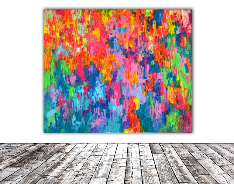 Original Abstract Painting by SOOS TIBERIU