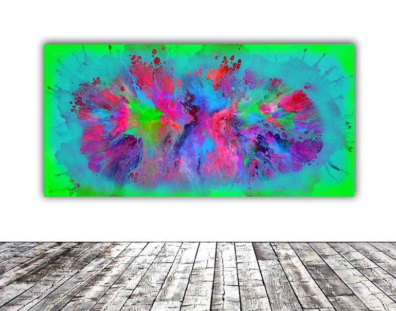 Original Fine Art Abstract Painting by SOOS TIBERIU