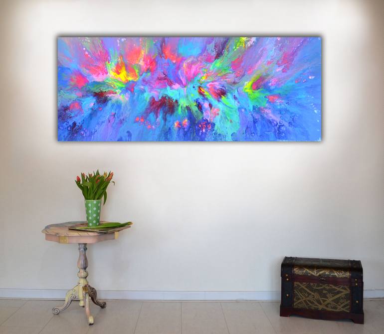 Original Abstract Painting by SOOS TIBERIU