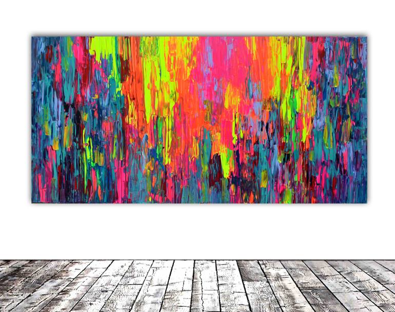 Original Fine Art Abstract Painting by SOOS TIBERIU