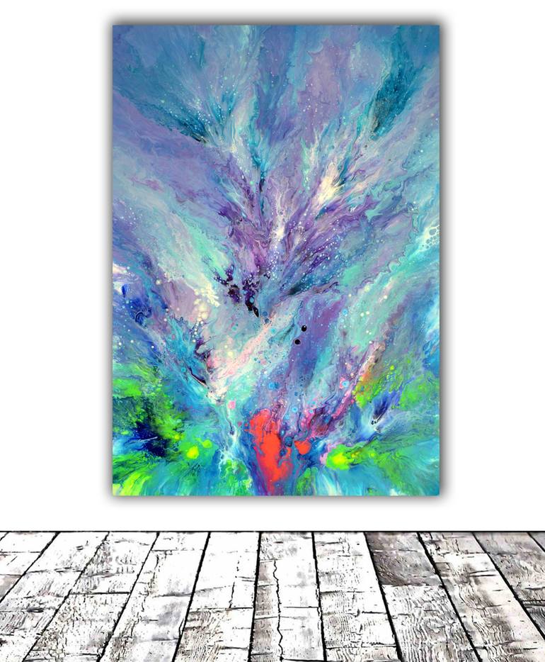 Original Fine Art Abstract Painting by Soos Tiberiu