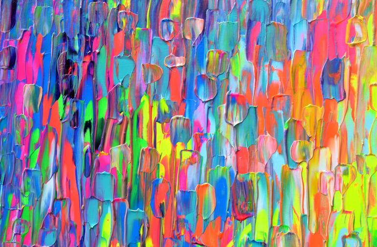 Original Fine Art Abstract Painting by SOOS TIBERIU