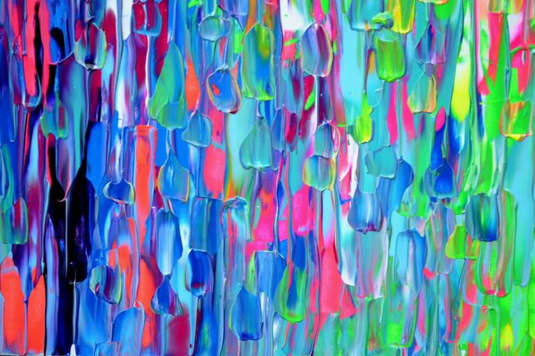 Original Impressionism Abstract Painting by Soos Tiberiu