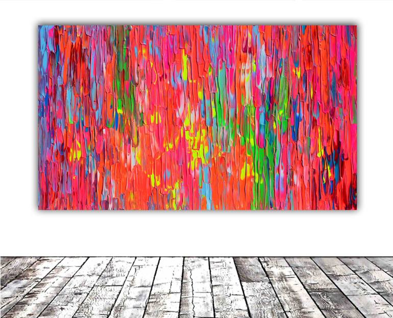 Original Fine Art Abstract Painting by SOOS TIBERIU