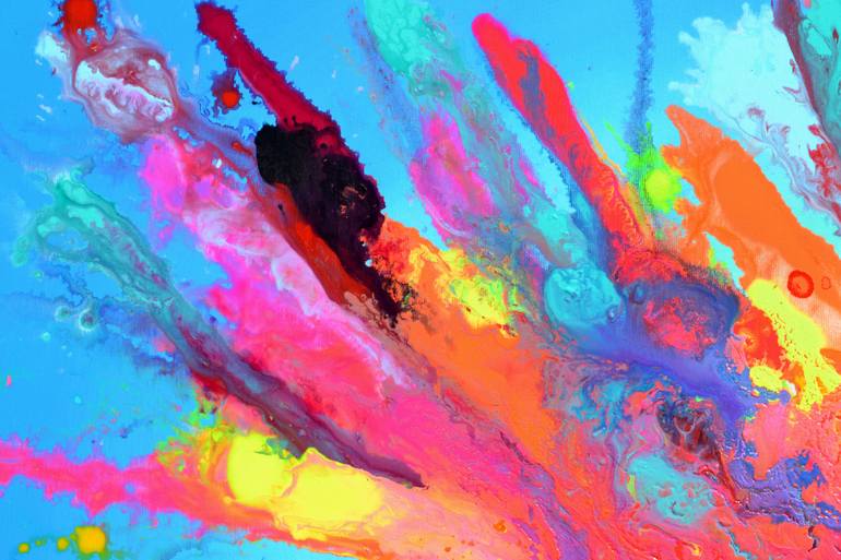 Original Modernism Abstract Painting by Soos Tiberiu