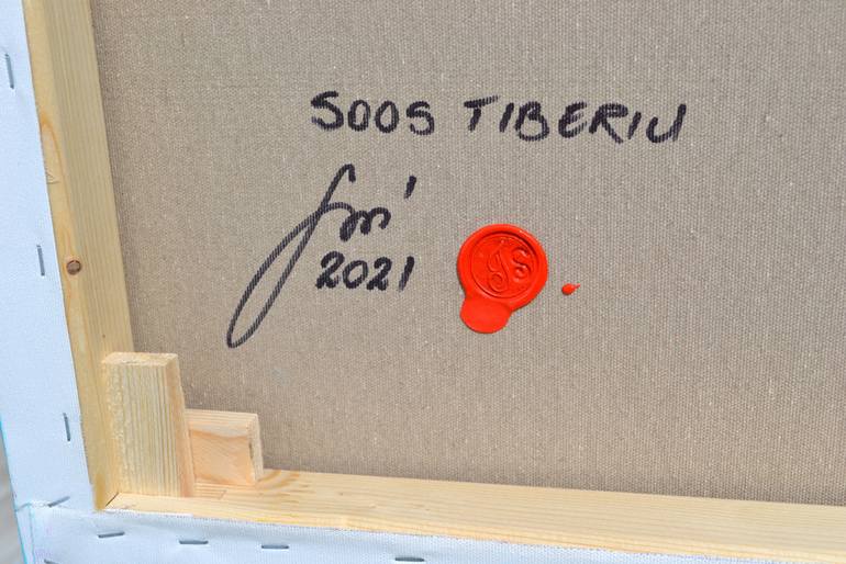 Original Modernism Abstract Painting by Soos Tiberiu