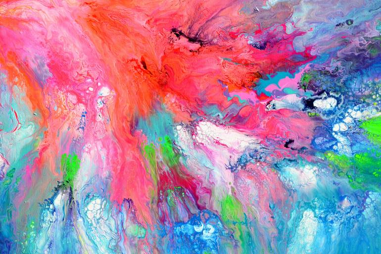 Original Fine Art Abstract Painting by SOOS TIBERIU