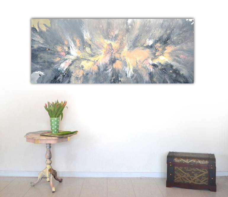 Original Fine Art Abstract Painting by SOOS TIBERIU