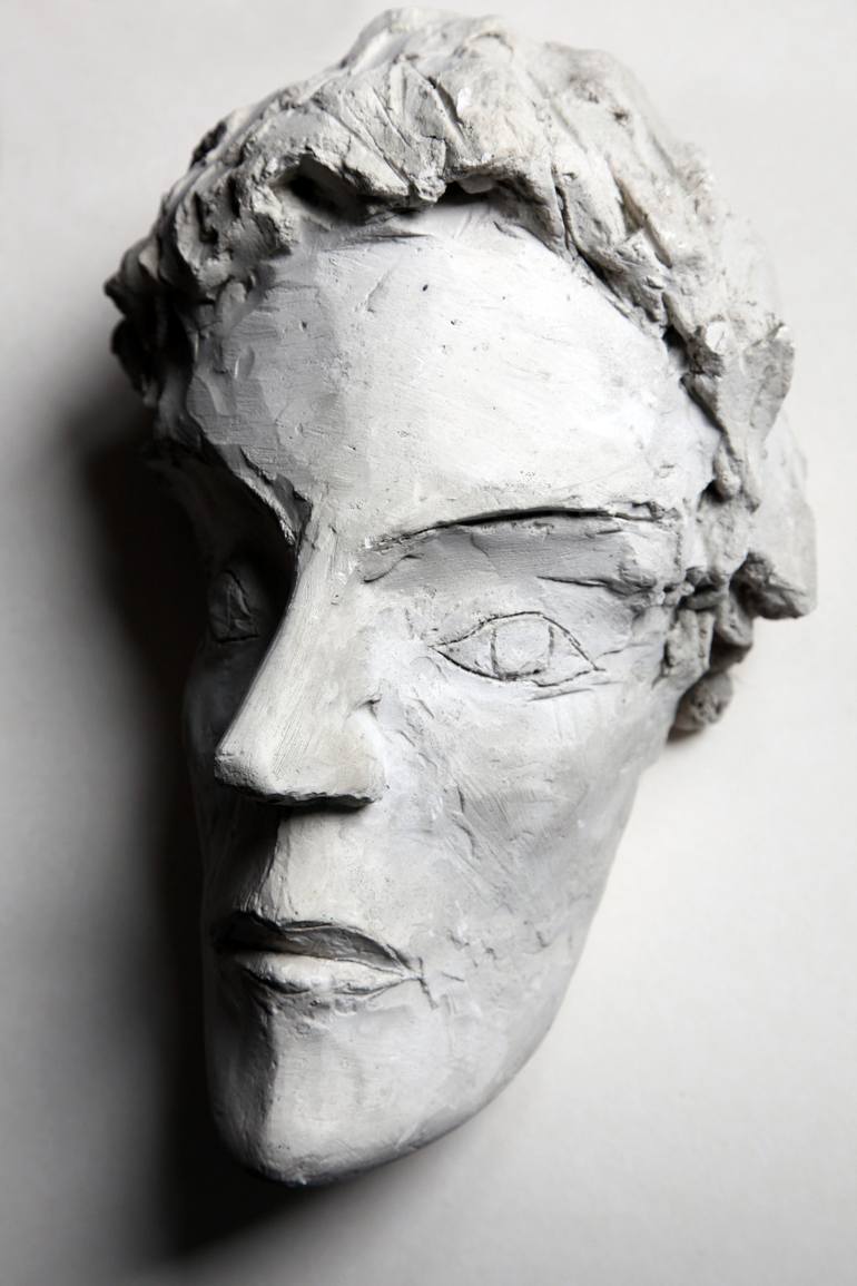 Original Figurative Portrait Sculpture by Rossen Stanoev