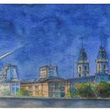 Blue skyline by Karina Carrescia