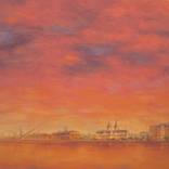 View of the city in gold by Karina Carrescia
