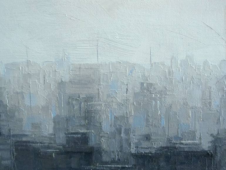 Original Conceptual Landscape Painting by Karina Carrescia