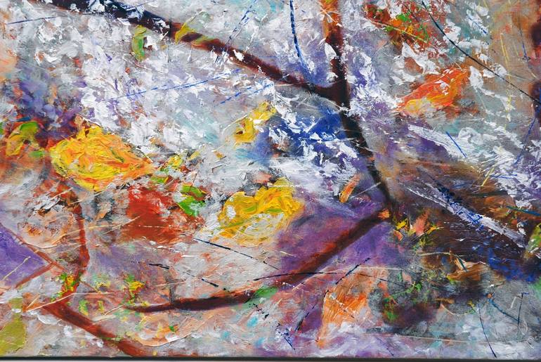 Original Abstract Expressionism Landscape Painting by Eddie Fordham