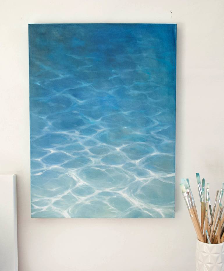 Original Abstract Seascape Painting by Laura Browning