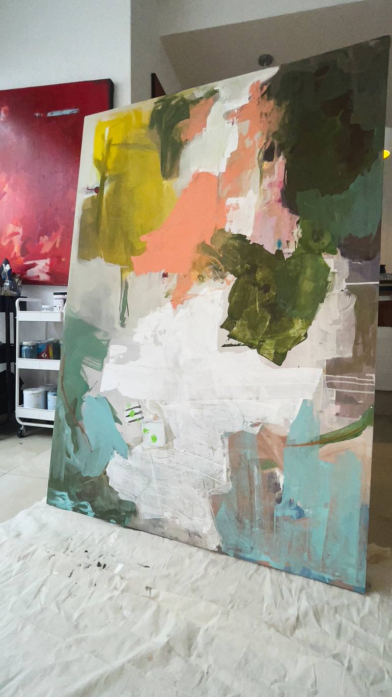 Original Abstract Expressionism Abstract Painting by Paola Pugliese