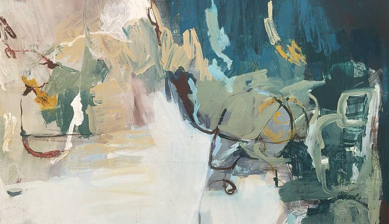 Original Abstract Expressionism Abstract Painting by Paola Pugliese