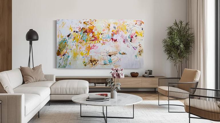 Original Abstract Expressionism Abstract Painting by Paola Pugliese