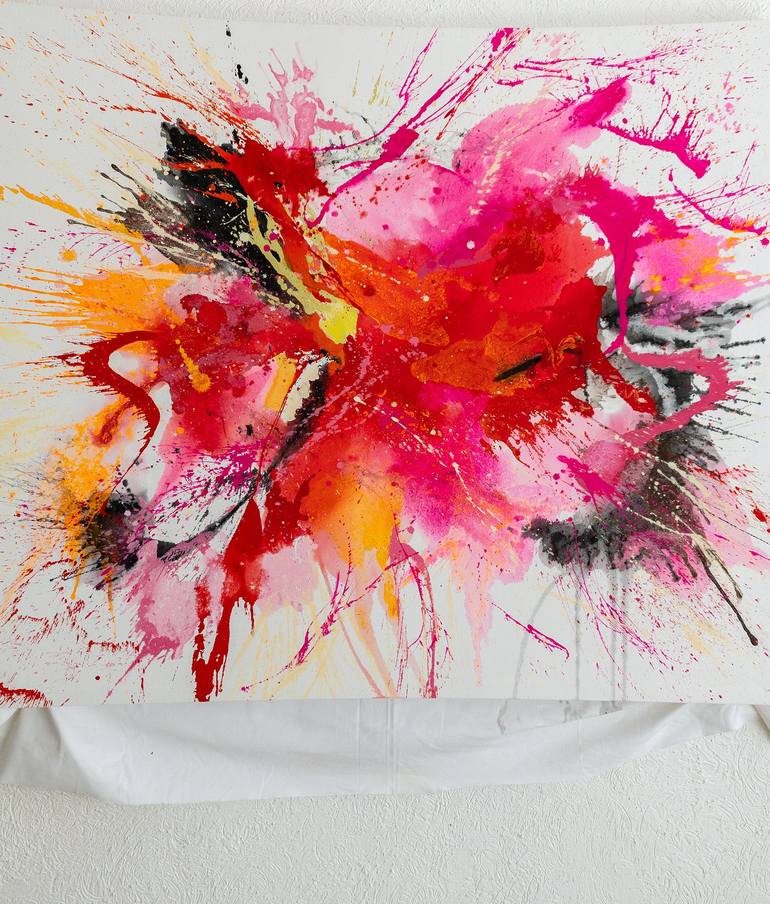 Original Abstract Graffiti Painting by Paola Pugliese