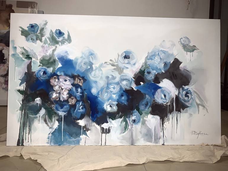 Original Fine Art Floral Painting by Paola Pugliese