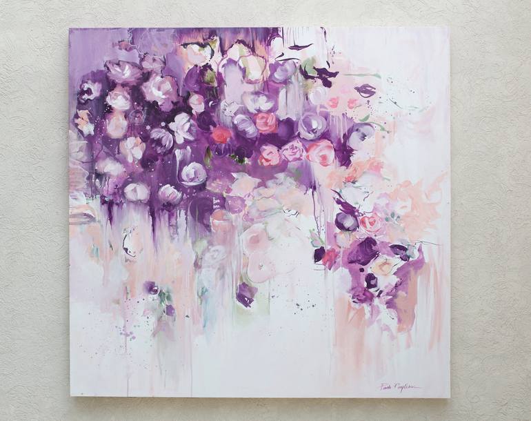 Original Floral Painting by Paola Pugliese