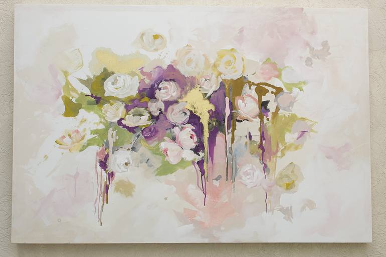 Original Floral Painting by Paola Pugliese