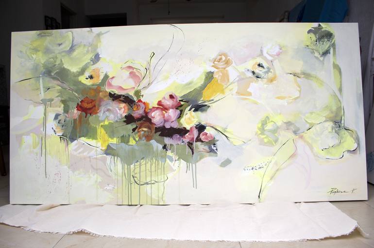 Original Floral Painting by Paola Pugliese