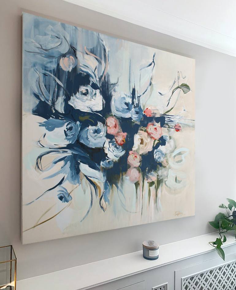 Original Floral Painting by Paola Pugliese