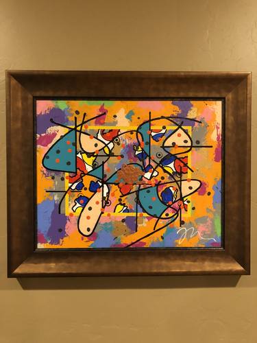 Original Abstract Painting by Jeff Nellans