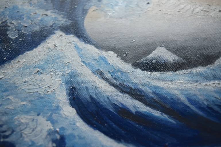 Original Art Deco Water Painting by Ayako Wakayama