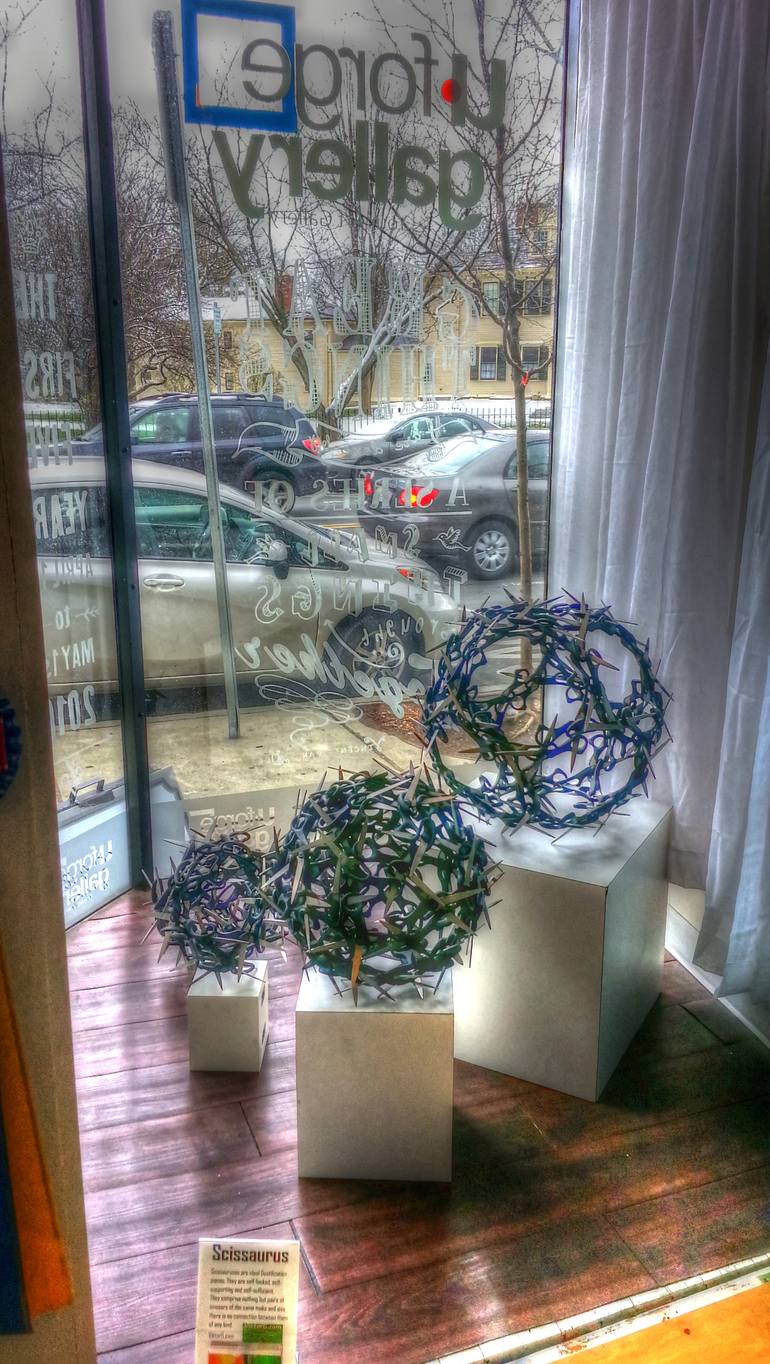 Original Conceptual Geometric Sculpture by Viktor Genel