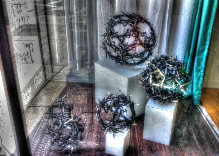 Original Conceptual Geometric Sculpture by Viktor Genel