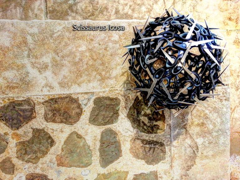 Original Conceptual Geometric Sculpture by Viktor Genel