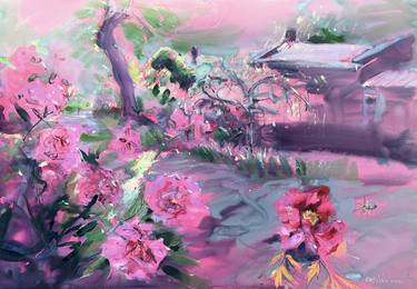 Original Impressionism Floral Paintings by Prunk Fox