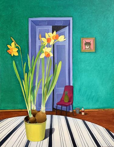 Original Still Life Paintings by Prunk Fox