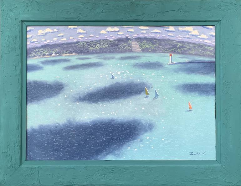 Original Seascape Painting by Prunk Fox