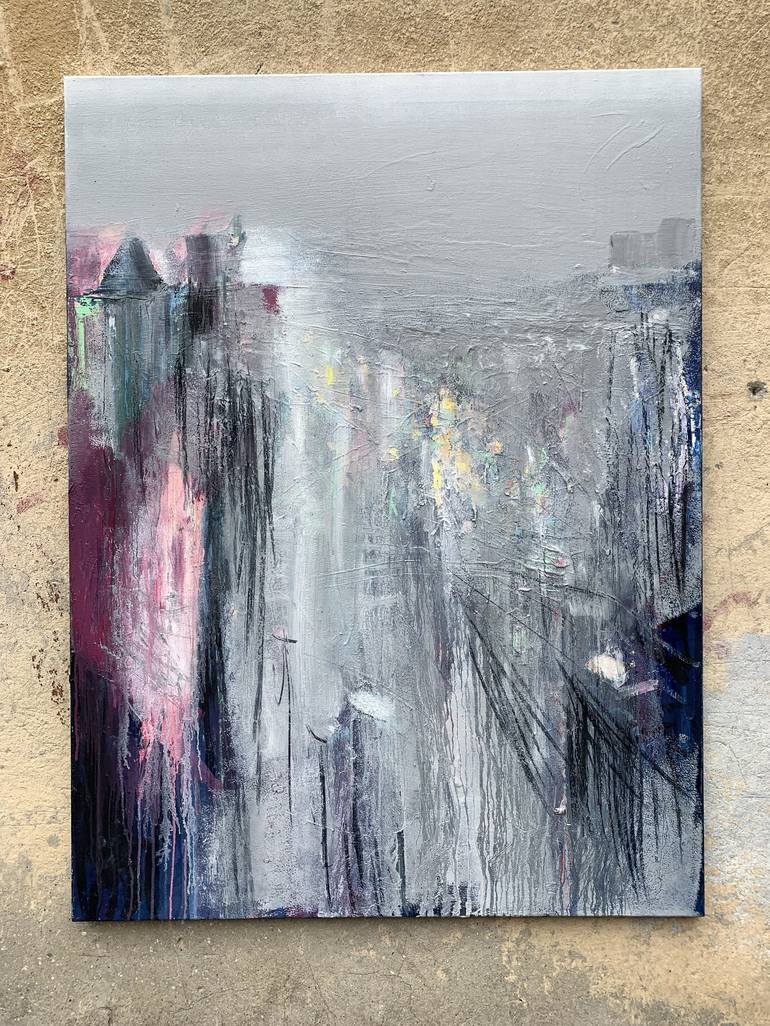 Original Abstract Landscape Painting by Prunk Fox