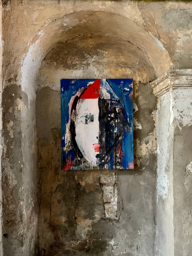 Original Abstract People Painting by Prunk Fox