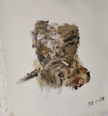 Original Portrait Painting by Giorgio Rinaldi